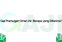 Gaji Pramugari Oman Air: Berapa yang Diterima?