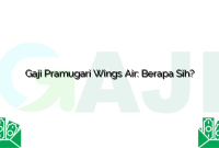 Gaji Pramugari Wings Air: Berapa Sih?