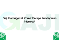 Gaji Pramugari di Korea: Berapa Pendapatan Mereka?