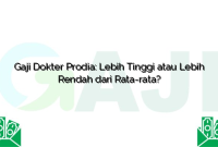 Gaji Dokter Prodia: Lebih Tinggi atau Lebih Rendah dari Rata-rata?