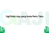 Gaji Polisi: Apa yang Anda Perlu Tahu