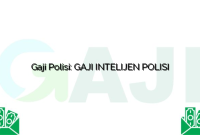 Gaji Polisi: GAJI INTELIJEN POLISI