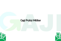 Gaji Polisi Militer